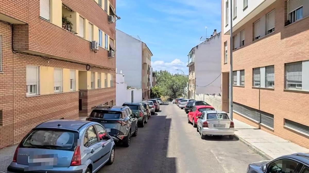 Calle Diego Florindo, donde ha tenido lugar el suceso.
