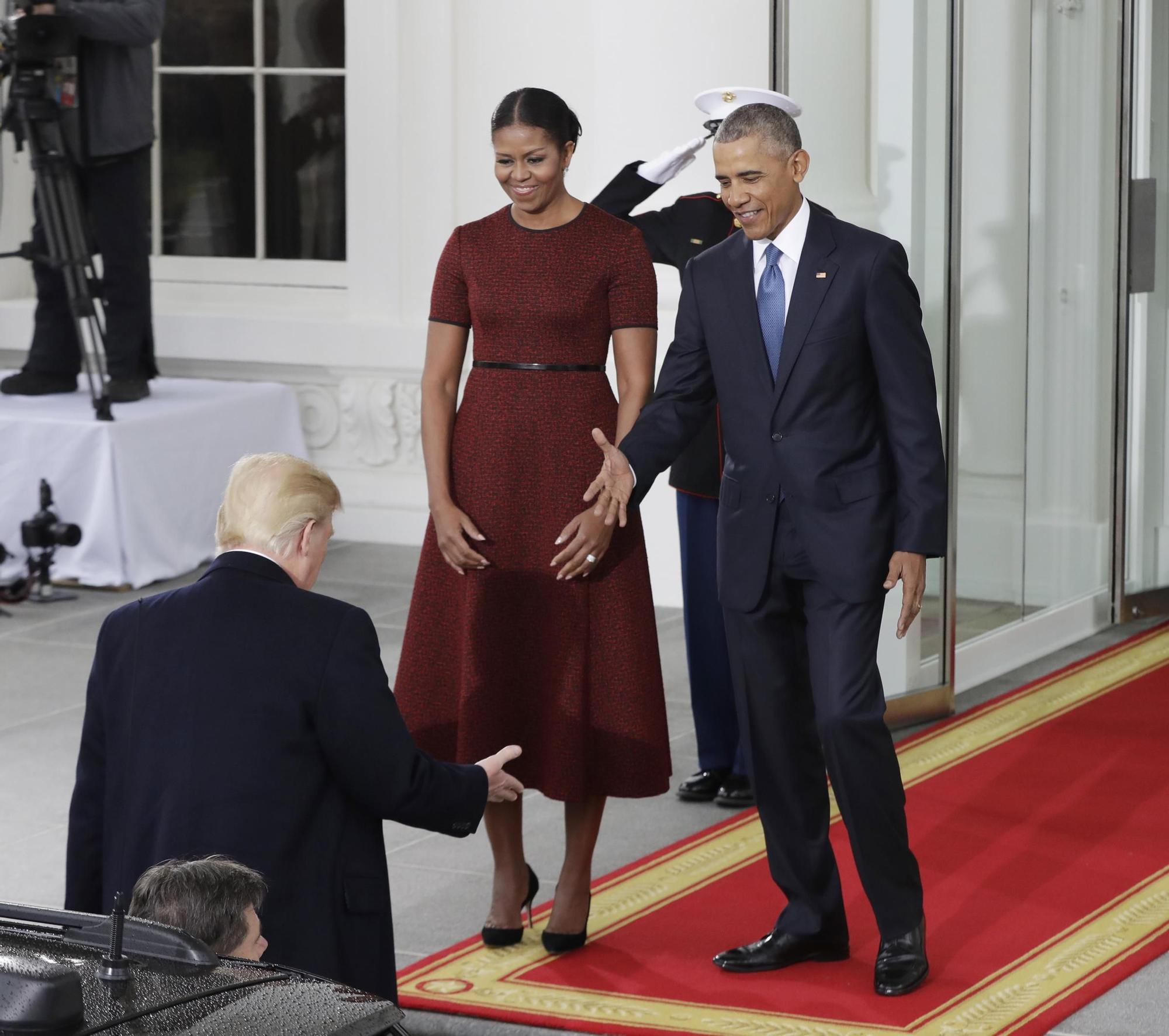 El look de Michelle Obama en la toma de posesión de Donald Trump