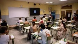 Aulas a más de 32 grados durante las oposiciones de docentes en Aragón