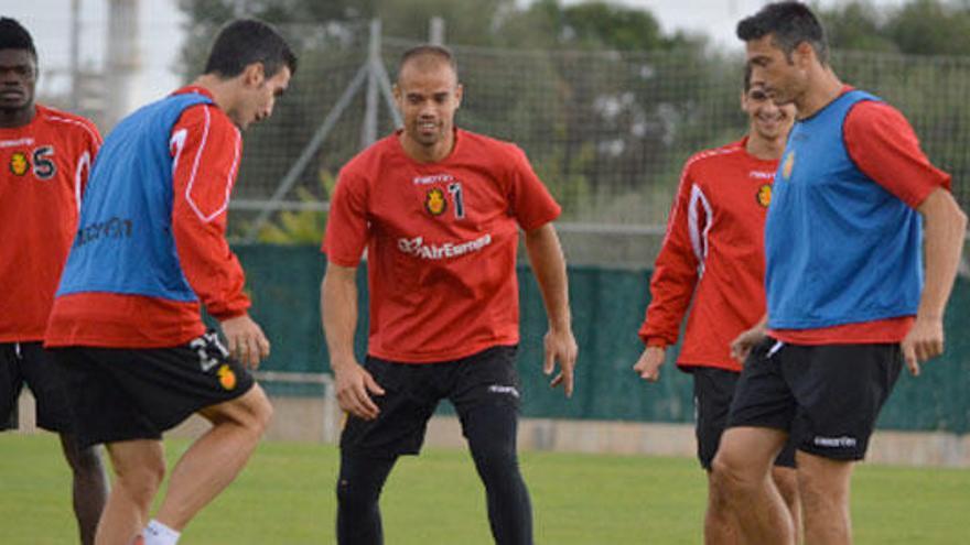 Entrenamiento en Son Moix.