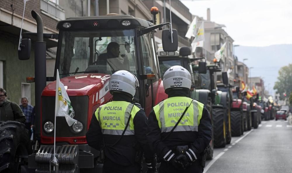 Así ha sido la manifestación de los agricultores en Murcia (II)