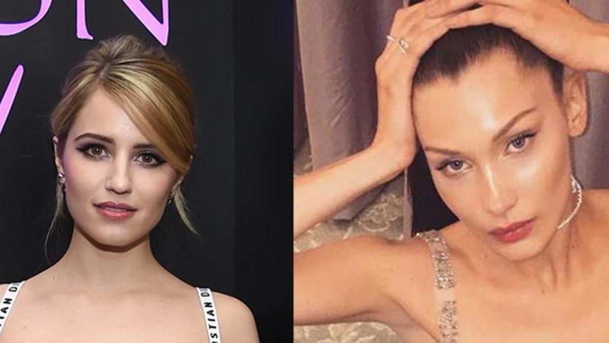 Dianna Agron y Bella Hadid: mismo vestido, dos estilos