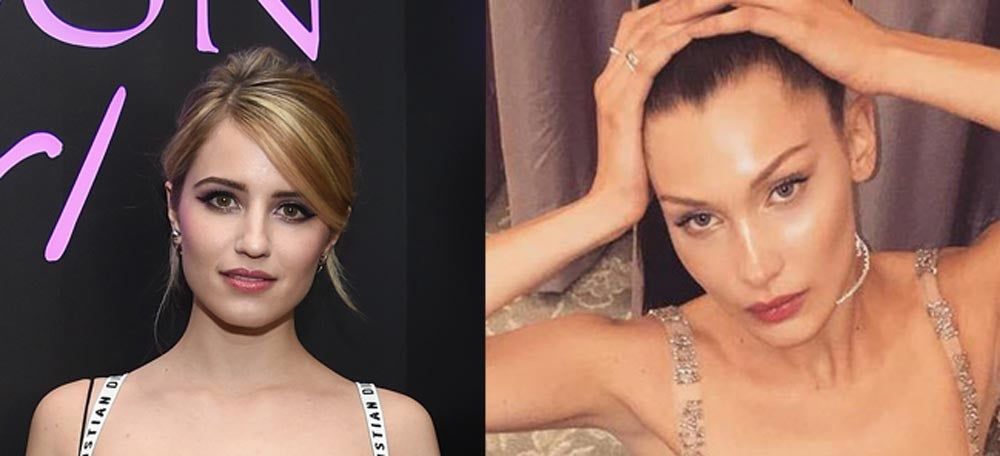 Dianna Agron y Bella Hadid: mismo vestido, dos estilos