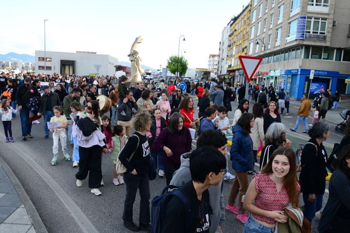 La comunidad educativa también clama en Cangas La comunidad educativa también clama en Cangas