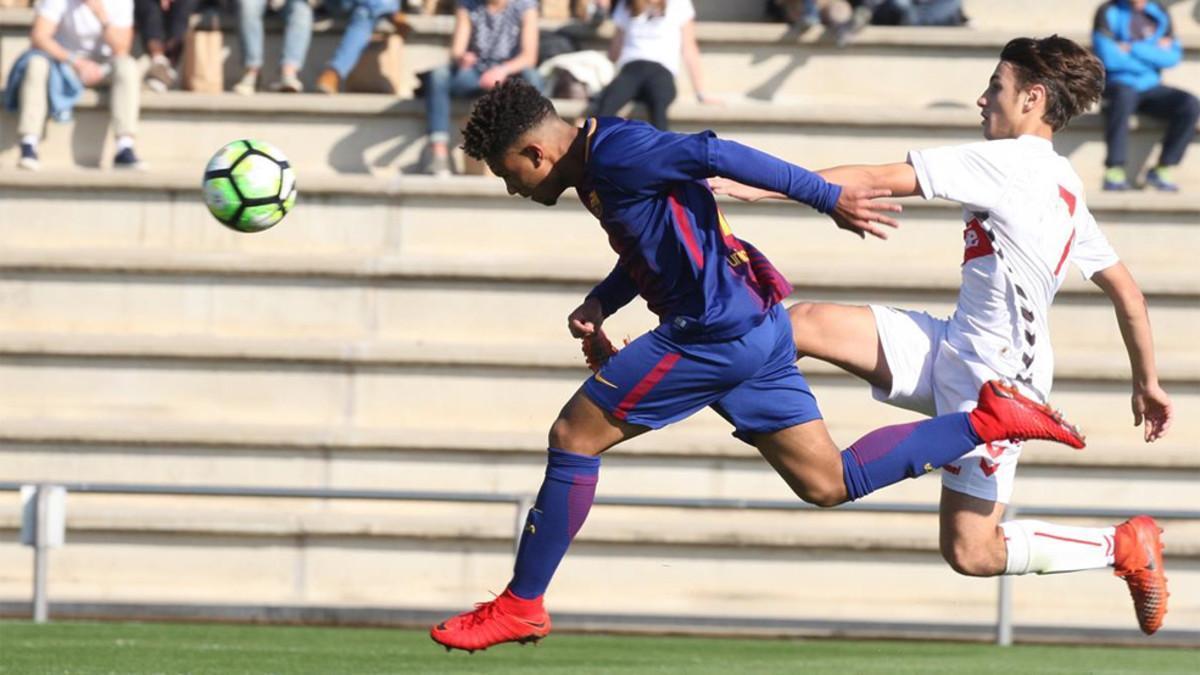 A pesar de ser extremo, Konrad de la Fuente es un jugador con gol