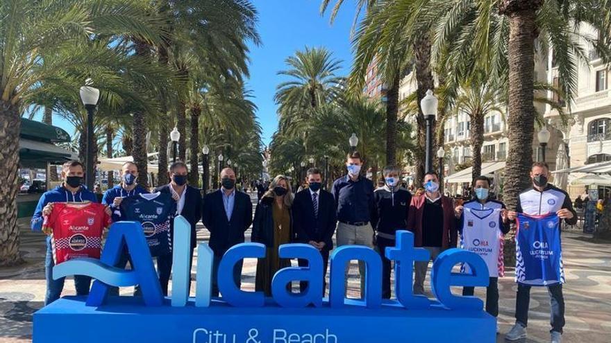HLA Alicante y Eón llevarán la imagen de Alicante City&amp;Beach en sus camisetas