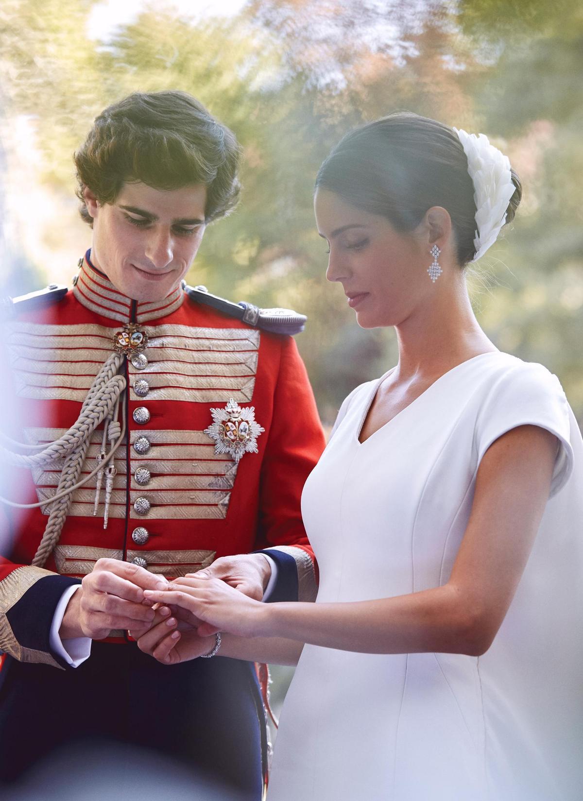 Imagen de la boda de Sofía Palazuelo y Fernando-Fitz James Stuart.