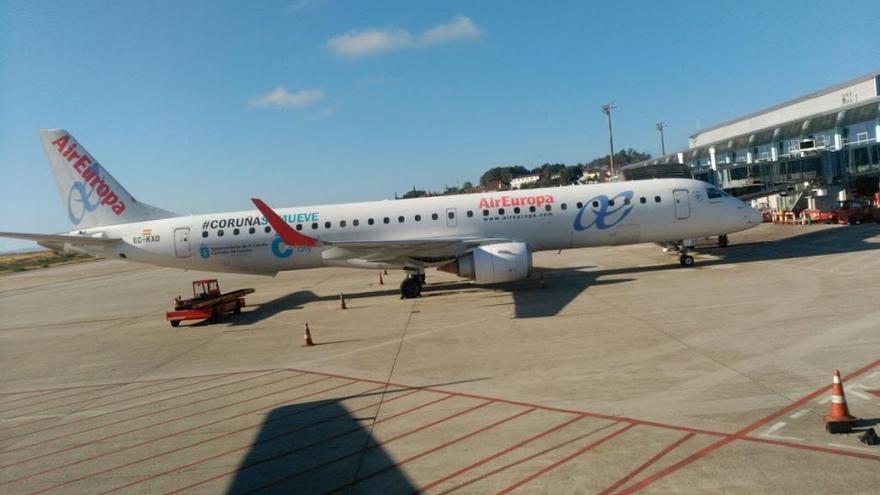 Air Europa suspende la conexión de Alvedro con el aeropuerto de Barajas