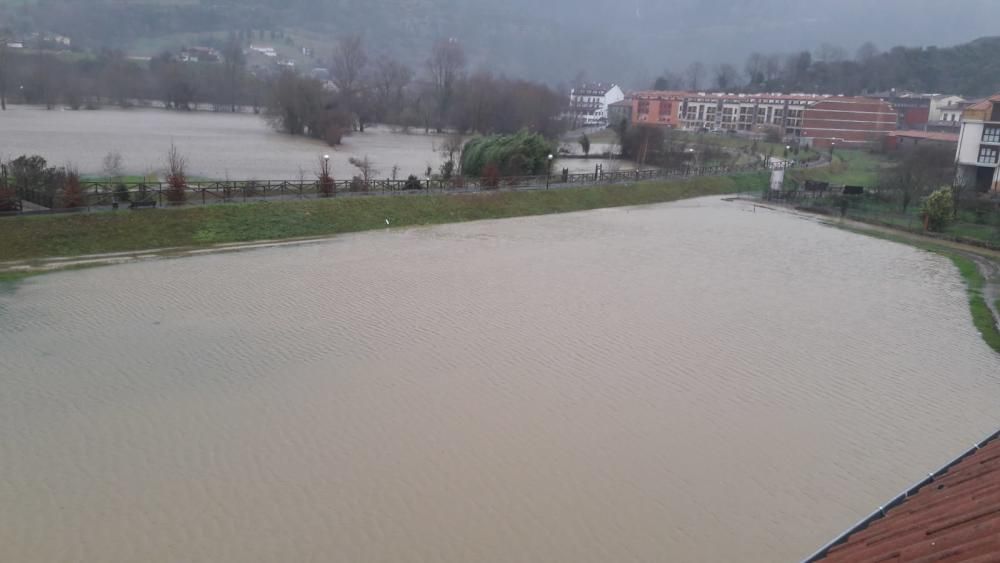 Tiempo en Asturias: Las espectaculares imágenes de las riadas, argayos e incidencias del temporal