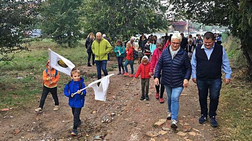 El regidor Antoni Massegú va acompanyar un dels grups