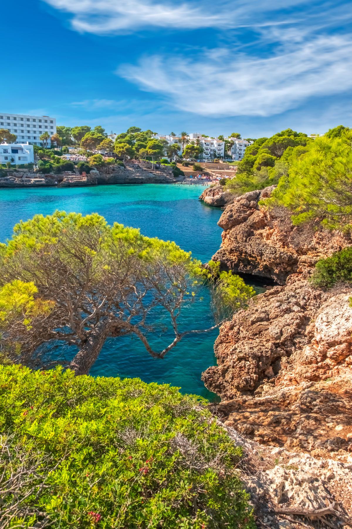 Cala d'Or, Costa Sureste De Mallorca, Islas Baleares, España, Europa