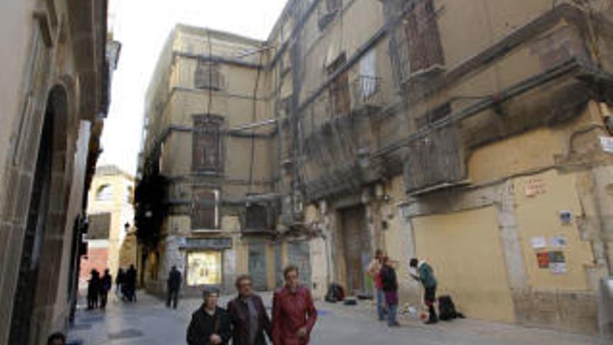 Imagen de un edificio del Centro Histórico de la ciudad.