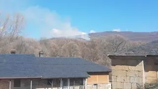 Un incendio pone en alerta a la comarca de Sanabria