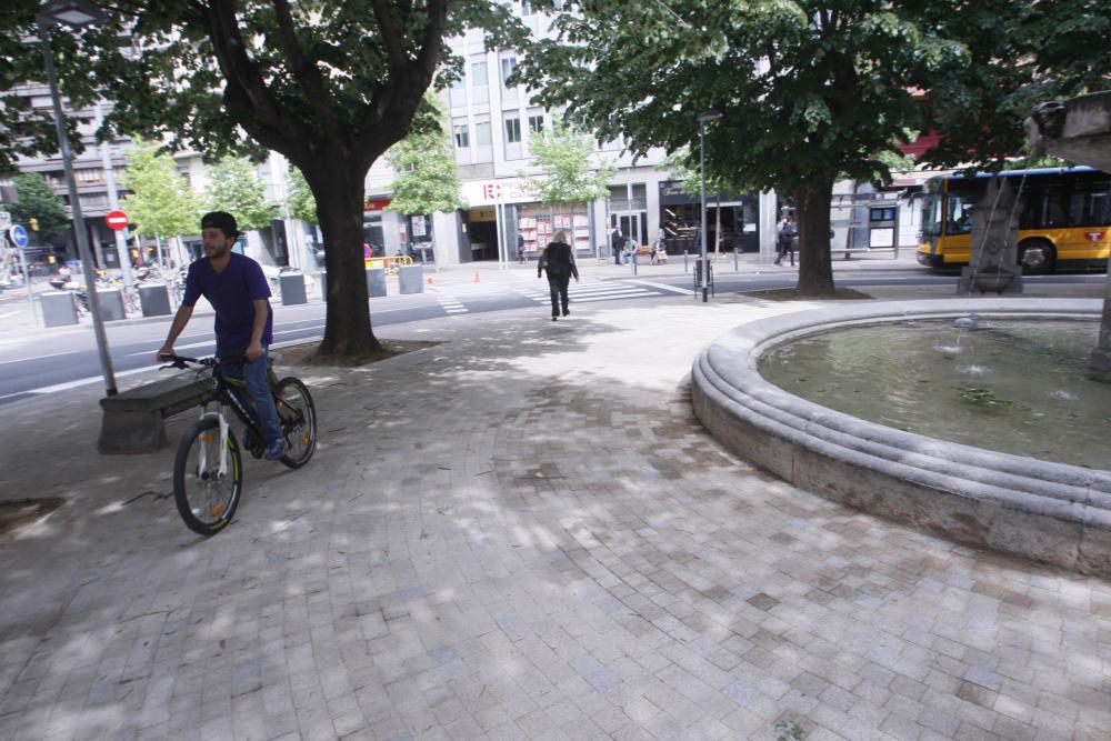 Reobren la plaça Marquès de Camps de Girona