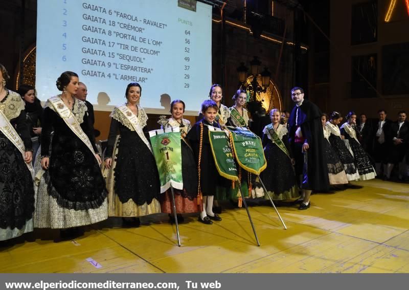 Entrega de premios a las gaiatas