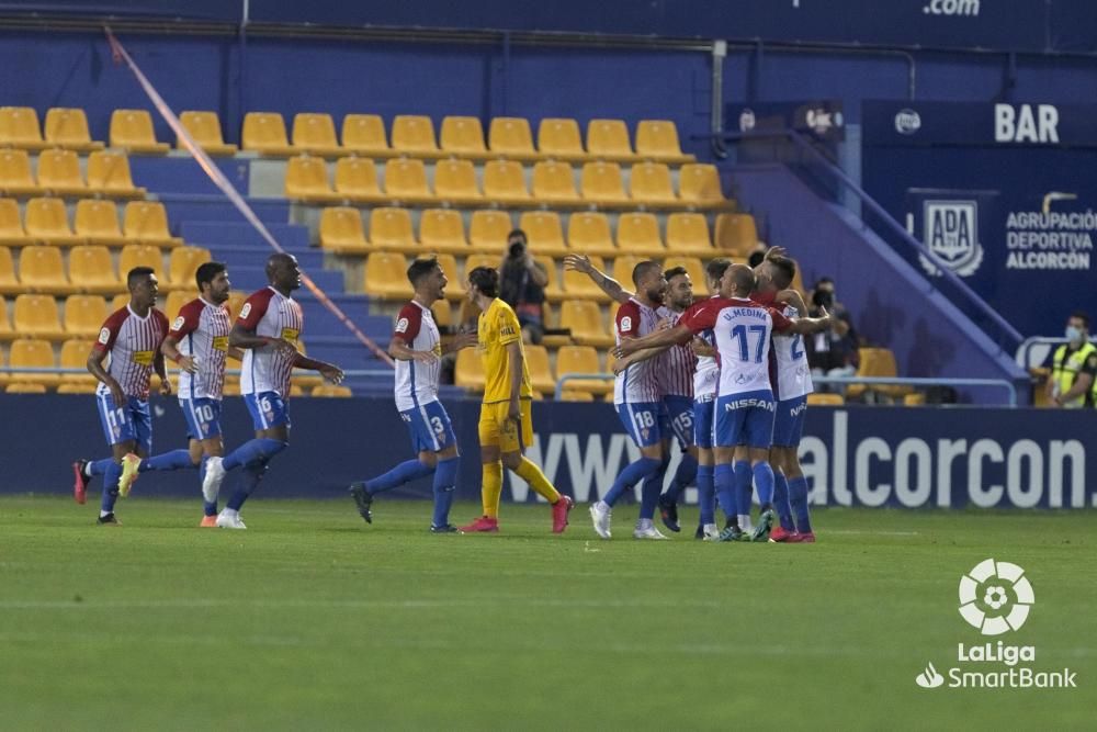 Partido de fútbol: Alcorcón-Sporting de Gijón