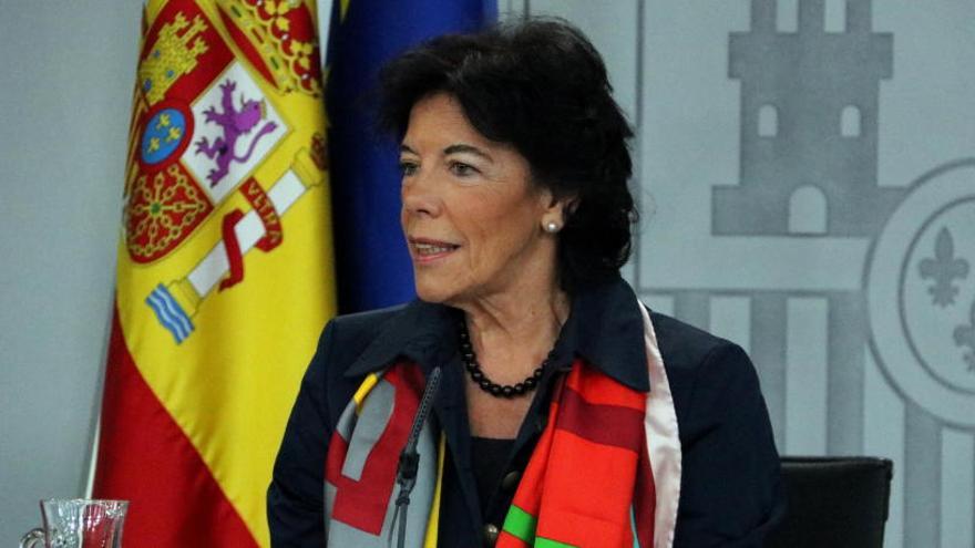 La portaveu del govern espanyol, Isabel Celaá.