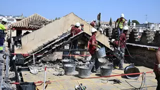 Continúan los trabajos de la intervención de emergencia en la Mezquita-Catedral