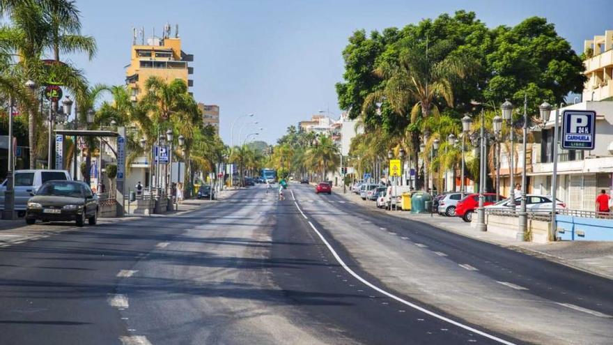 Tramo remodelado de la avenida.