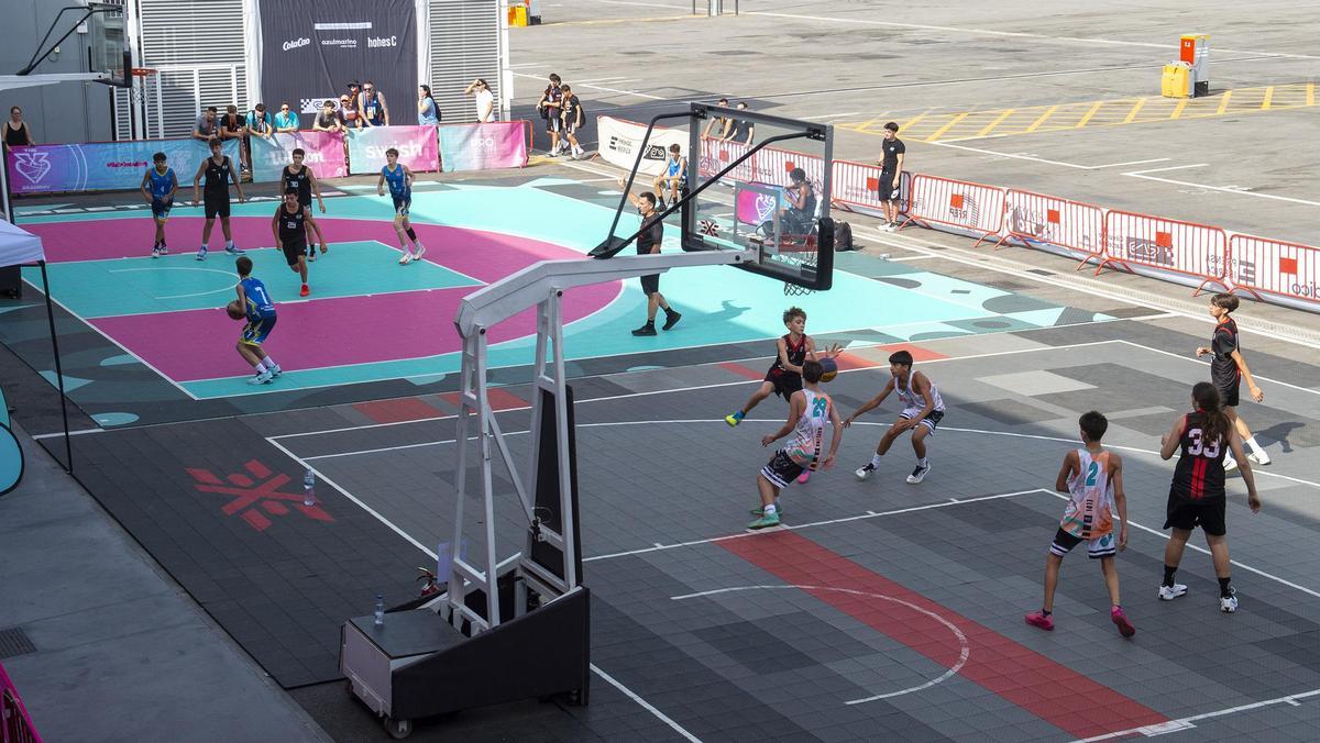 Pruebas clasificatorias de basket 3x3