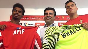 El Sporting presentó a dos futbolistas con gran potencial de futuro