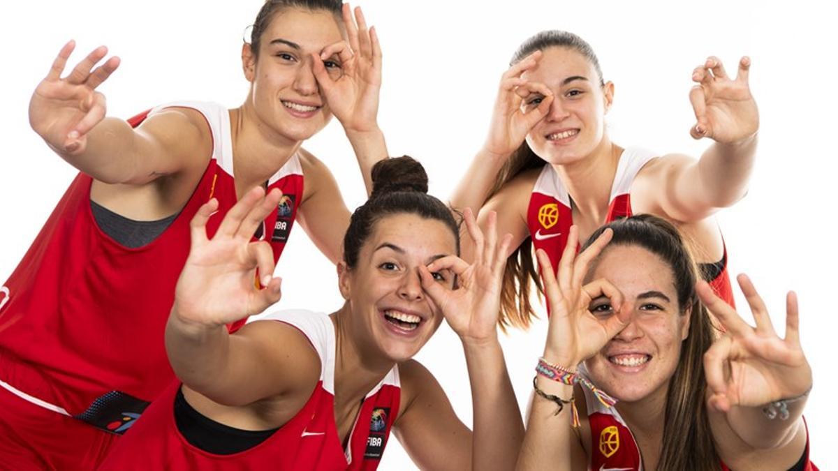 La selección española U18 femenina de 3x3