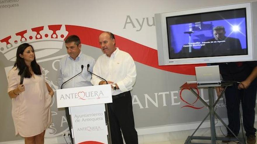 Presentación de los invitados a la Feria de Agosto de Antequera 2015.