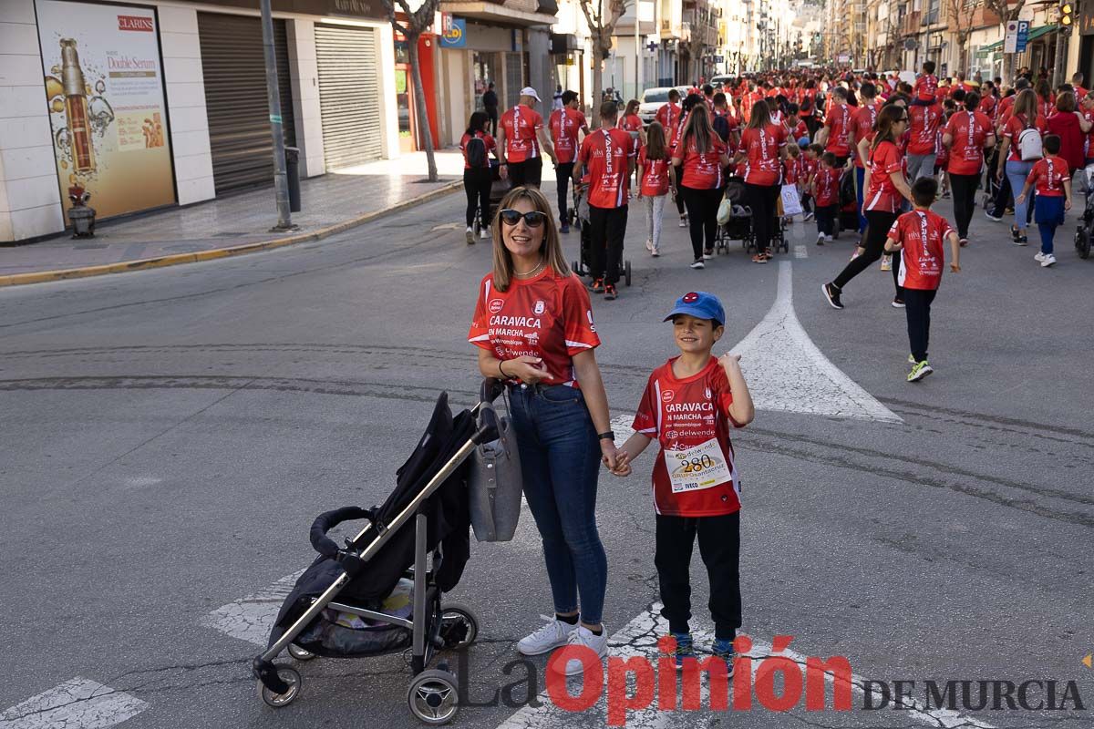 Marcha de la ONG Delwende en Caravaca