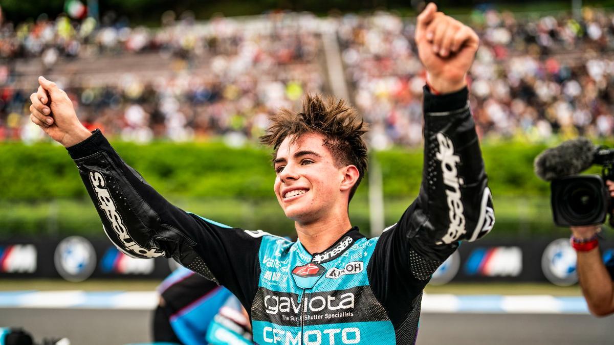 David Alonso, campeón de Moto3