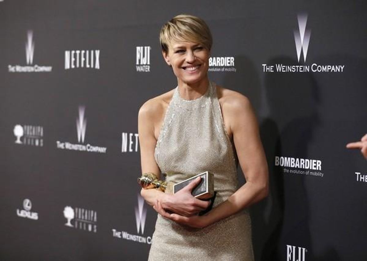 Robin Wright, millor actriu dramàtica per la sèrie ’House of Cards’.
