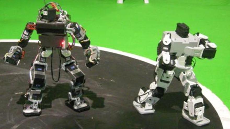 Los robots, los protagonistas de las segunda jornada de la Campus Party.
