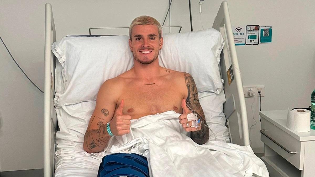 Murillo, intervenido en la rodilla derecha.