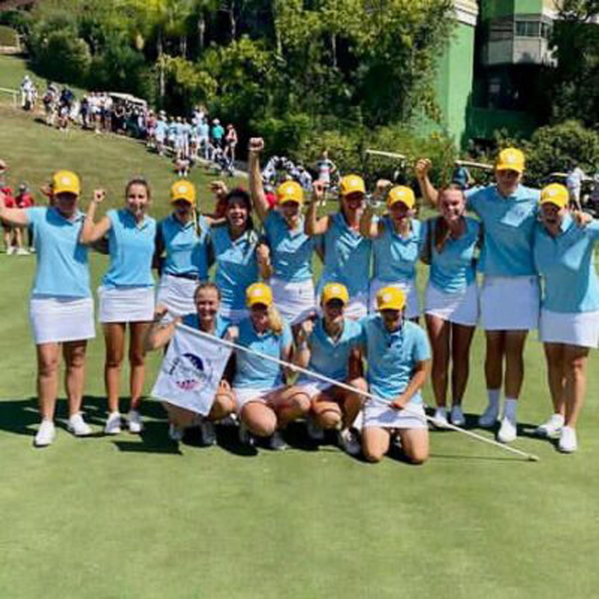 Rocío Tejedo y Cloe Amión se han proclamado Campeonas de la PING Junior Solheim Cup 2023 con el equipo de Europa.