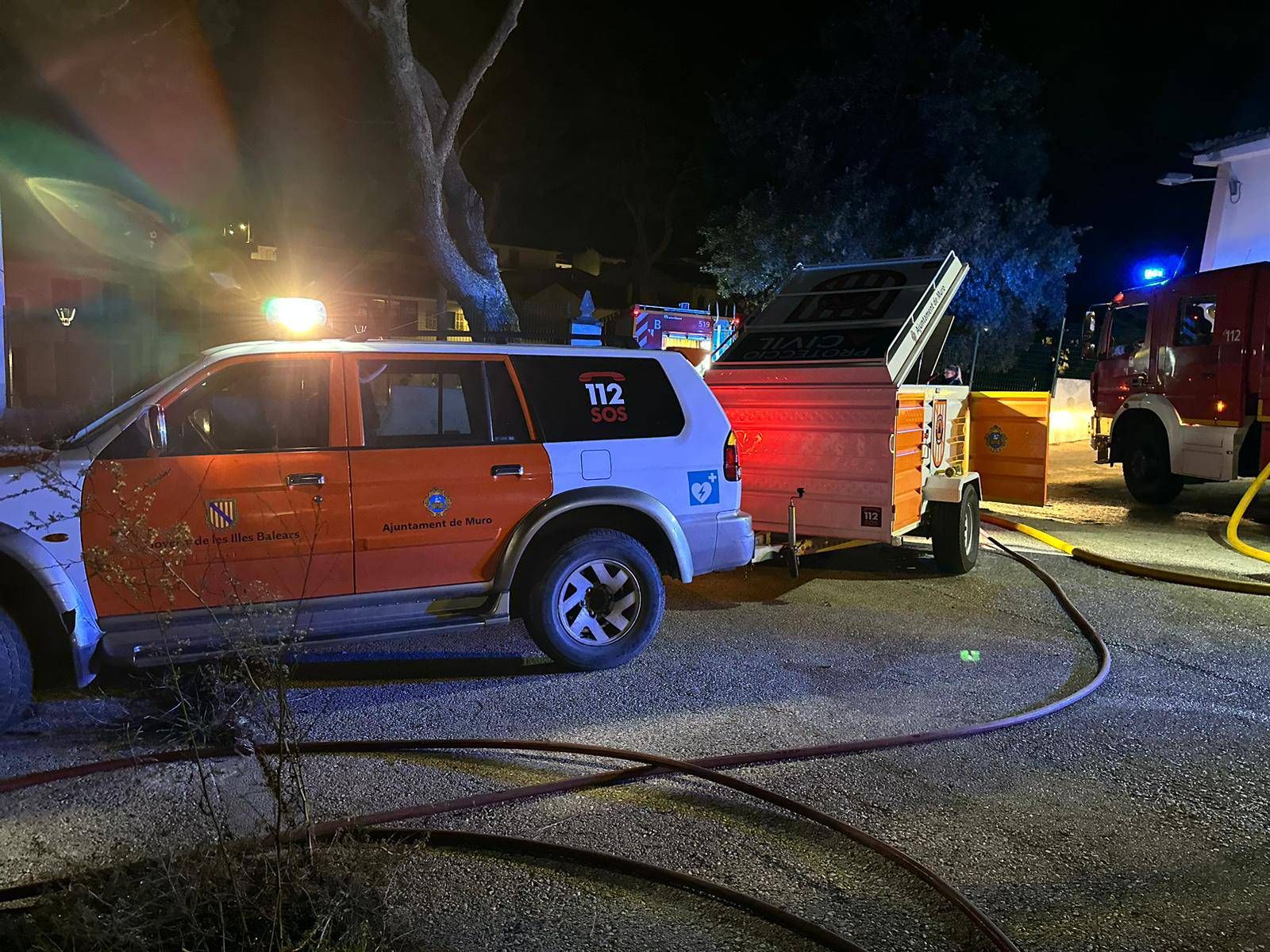 Un incendio destruye el antiguo matadero de Muro