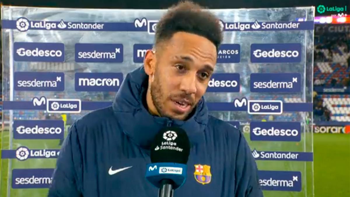 Aubameyang: "Dembélé tiene que quedarse"