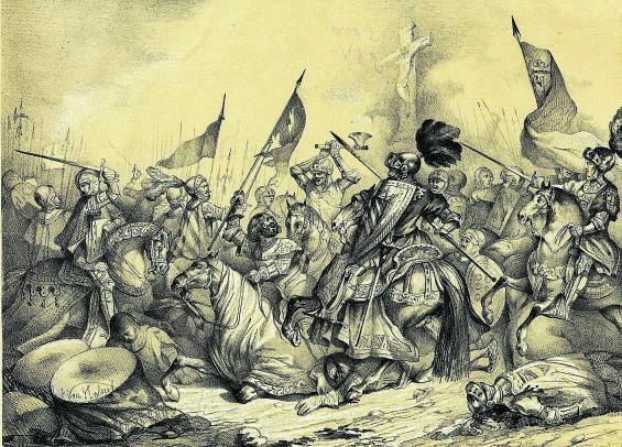 Ilustración de la impotantísima Batalla de Toro, en la llanura de Peleagonzalo.