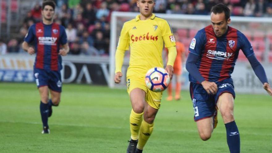 Ortuño impide la victoria del Huesca en el minuto 93 (1-1)