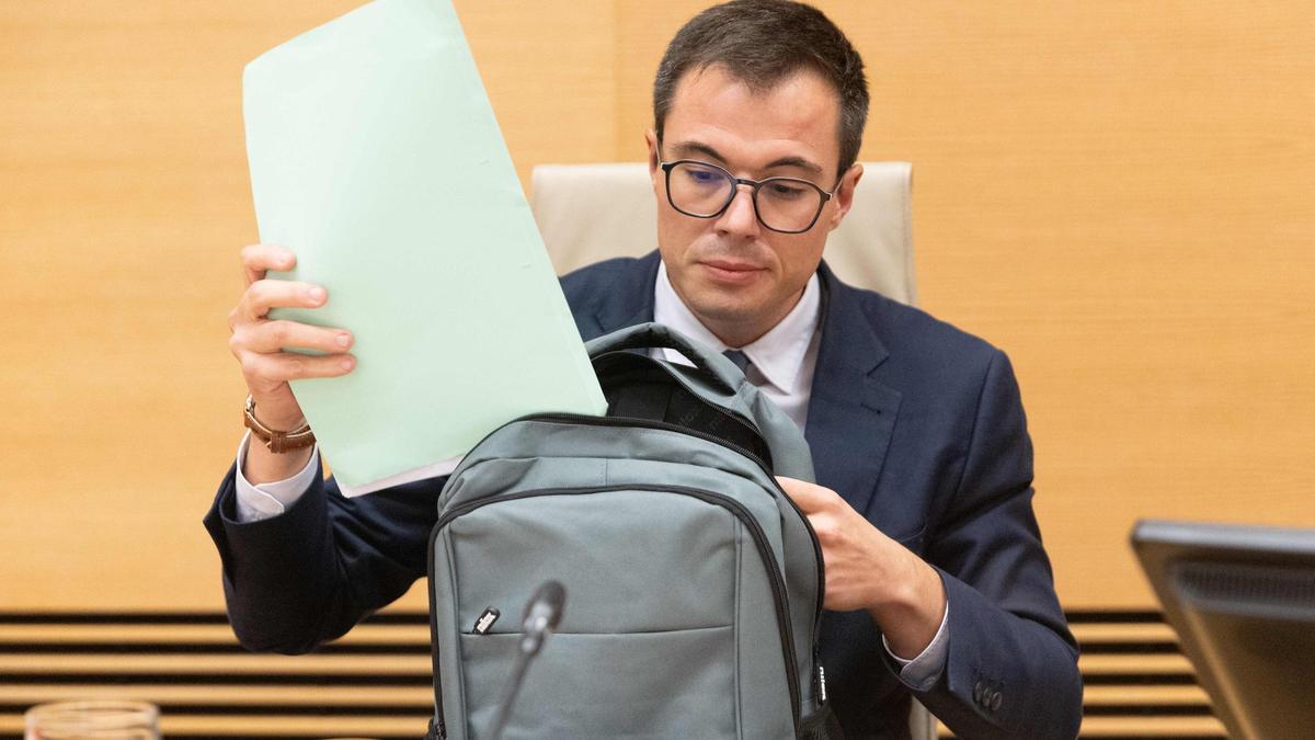Cayetano García, en el Congreso de los Diputados.
