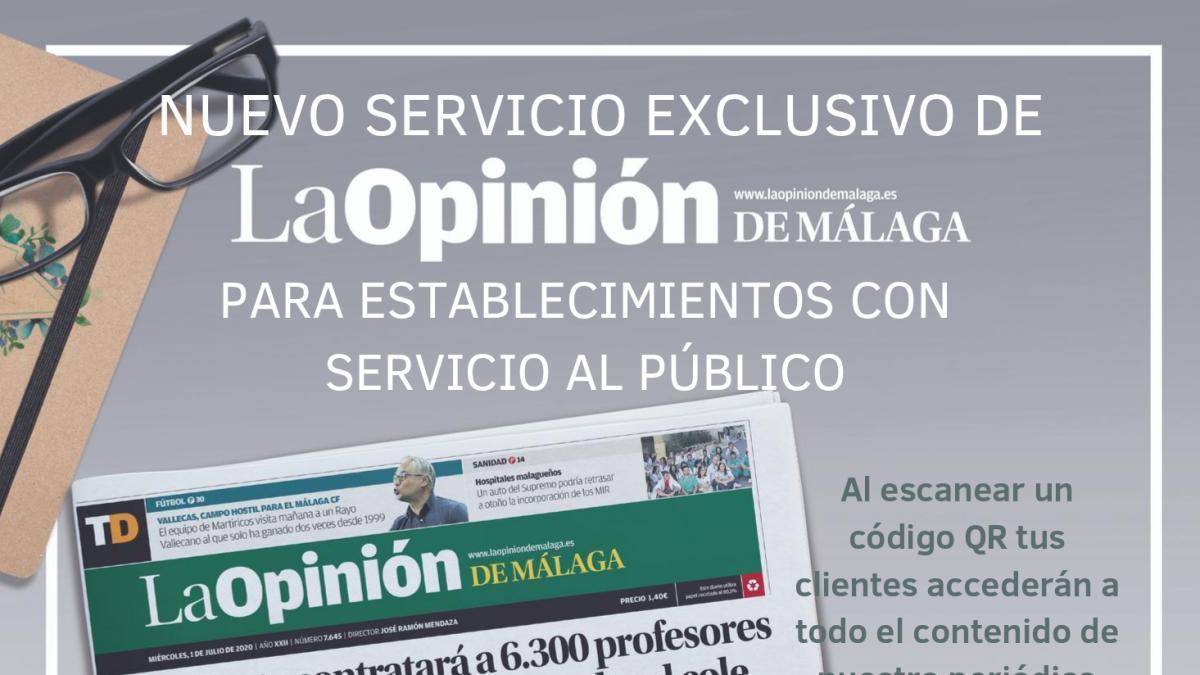 Nuevo servicio exclusivo para los establecimientos suscriptores de La Opinión de Málaga
