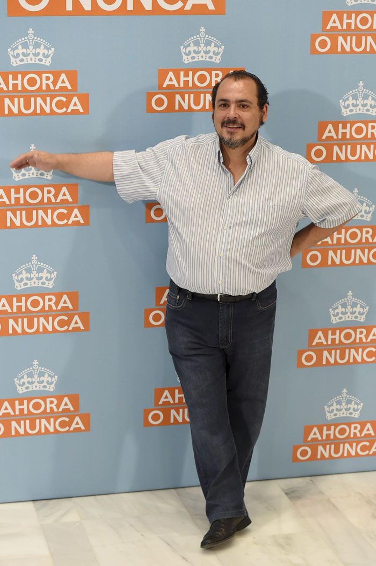 Joaquín Núñez en la presentación de 'Ahora o Nunca'