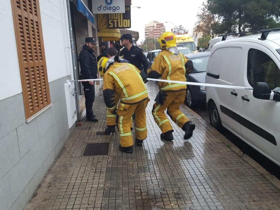 Una mujer sufre graves quemaduras en la explosión de un bar de Palma