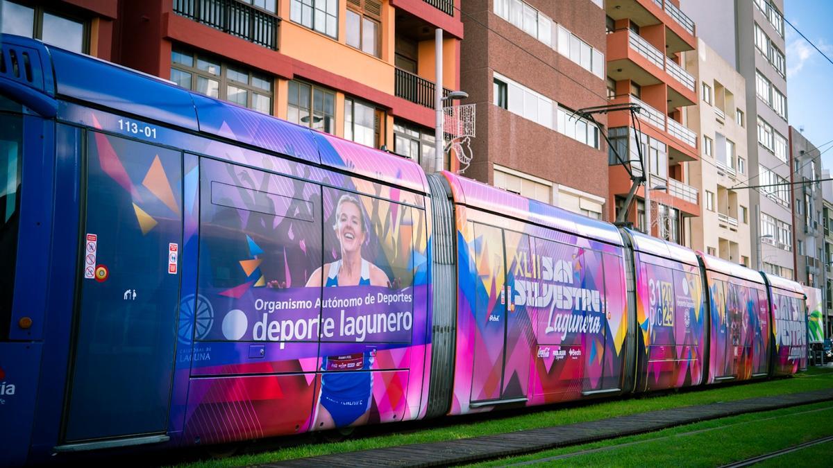 El tranvía está listo para los eventos deportivos de La Laguna.