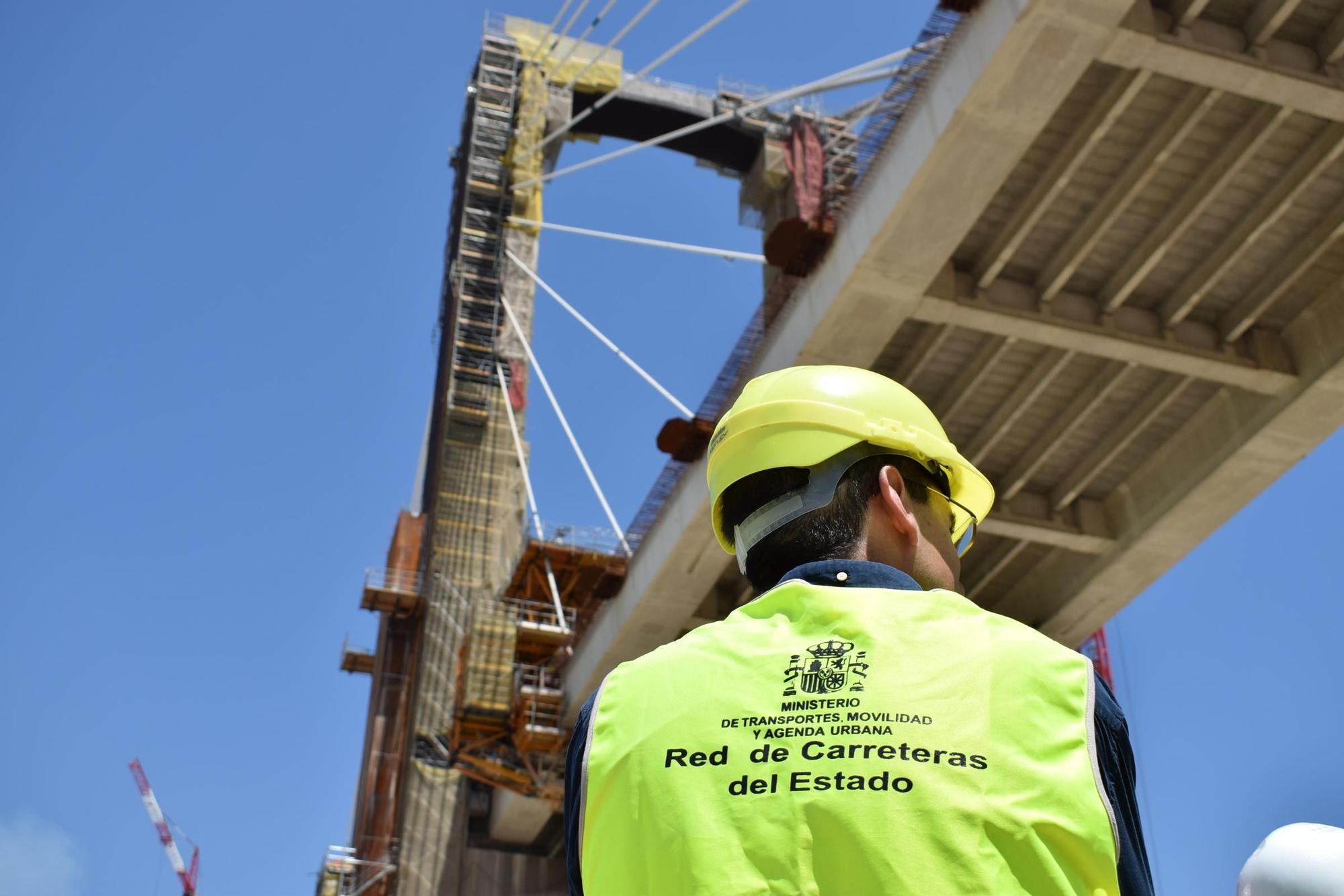 Puente del Centenario en obras
