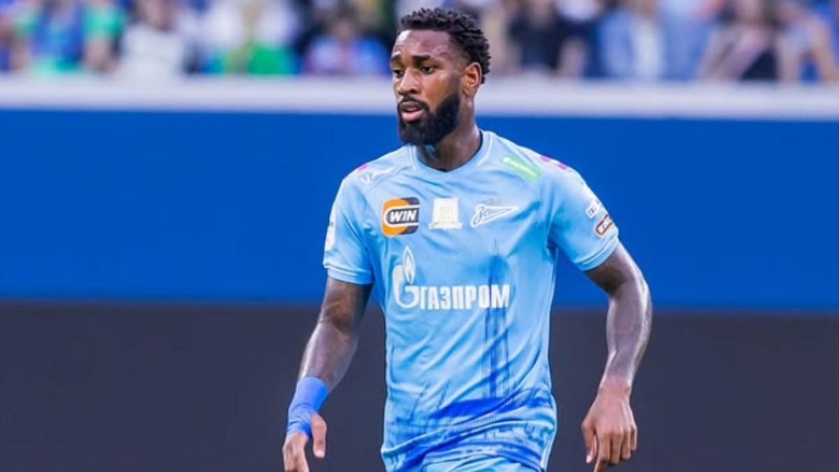 Gerson, en un partido con el Zenit