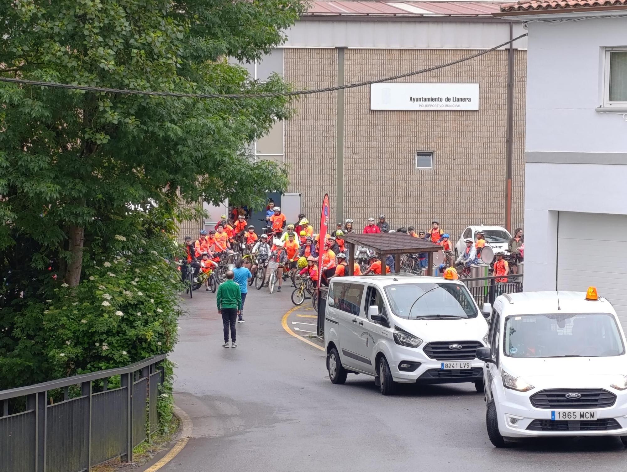 La Fiesta de la Bicicleta triunfa en Llanera
