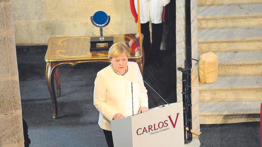 Merkel en Yuste