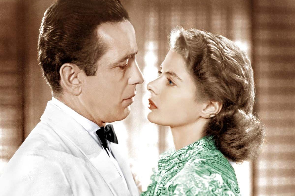 Humphrey Bogart e Ingrid Bergman en la película 'Casablanca'.