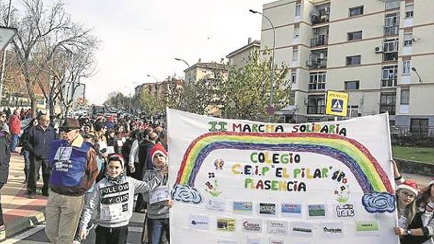 El espíritu navideño, en los coles placentinos