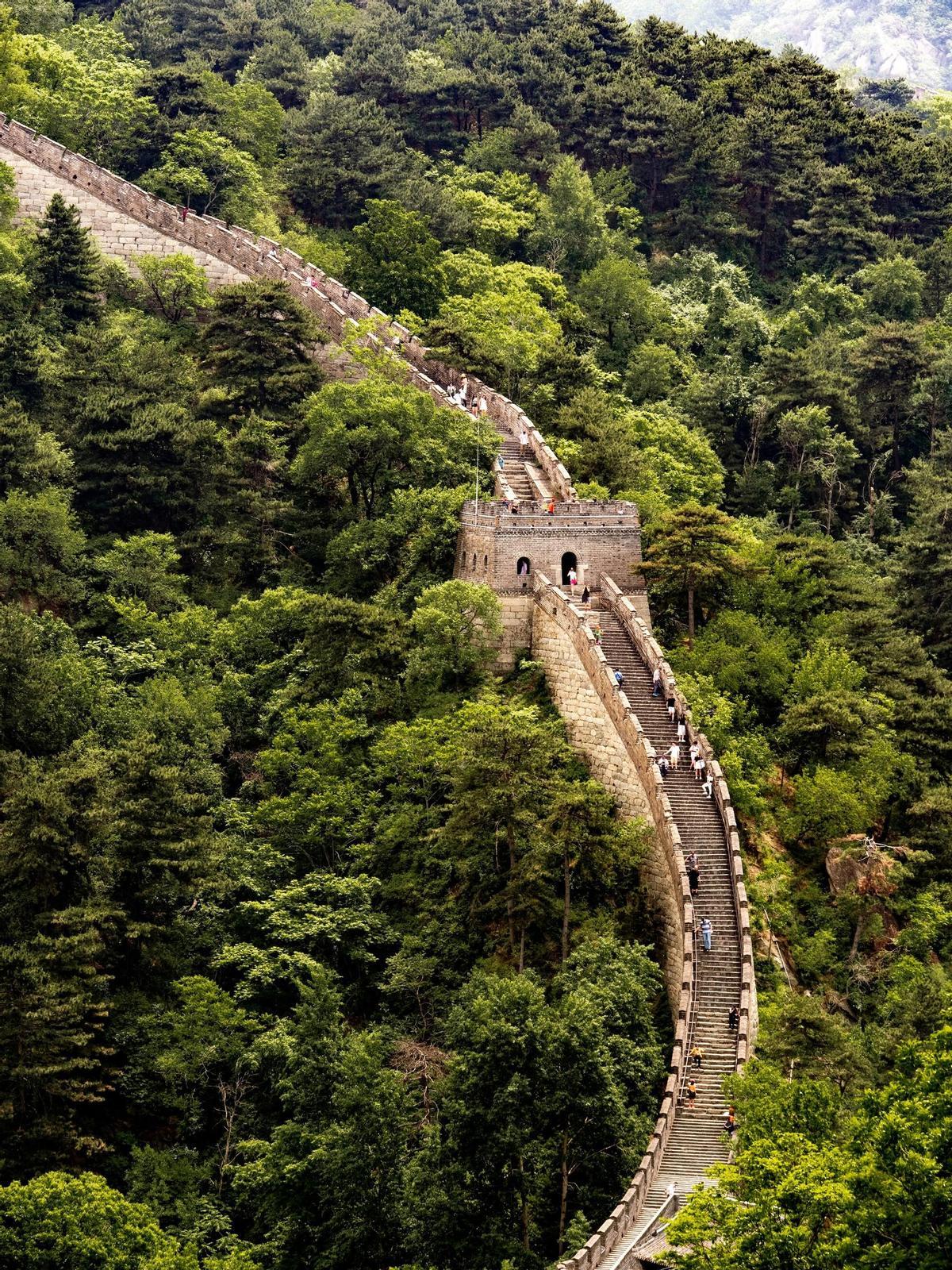 La Gran Muralla china vista desde el aire