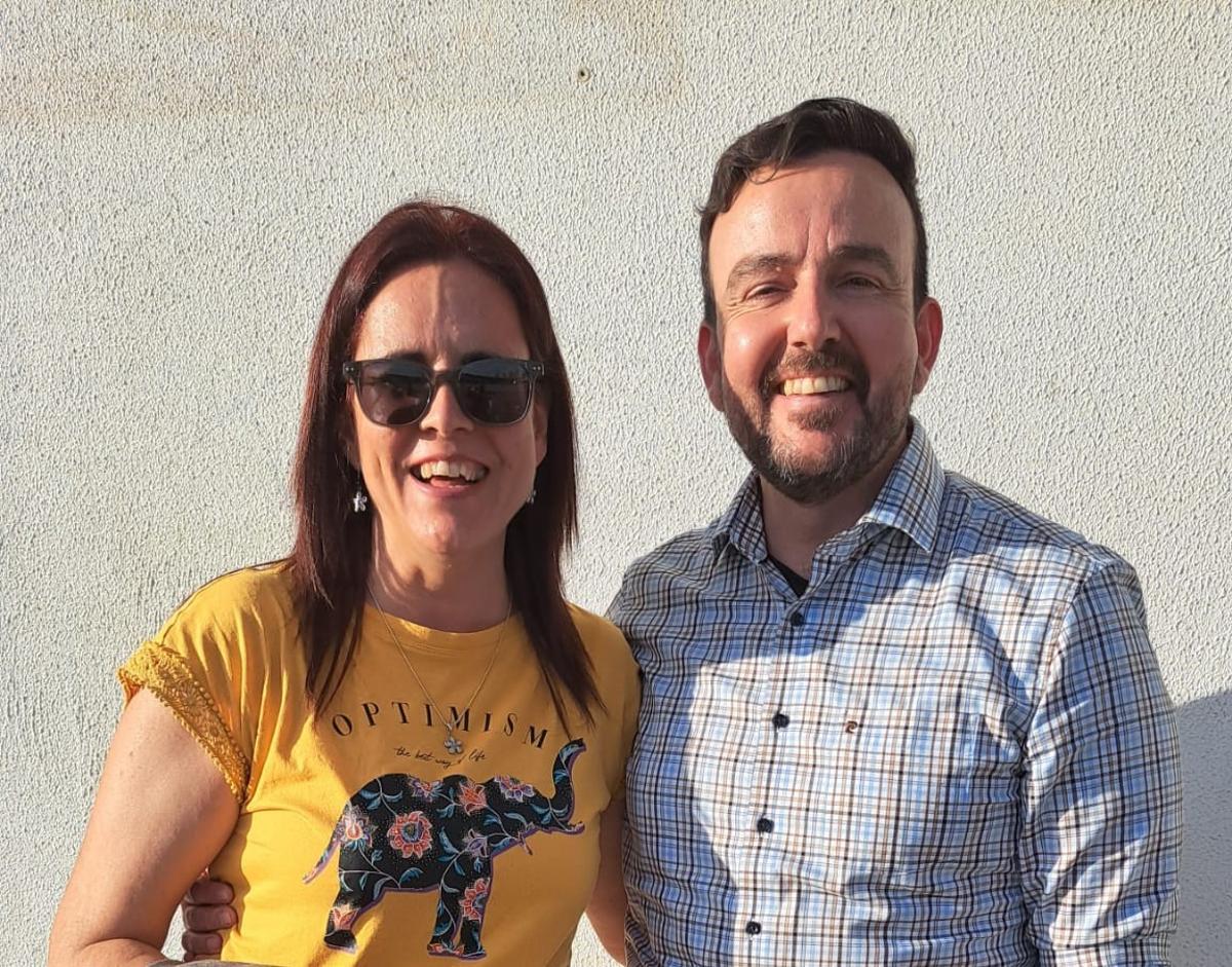 Angélica Llamas y Alberto Ortega, los profesores del curso del CFIE de Benavente.